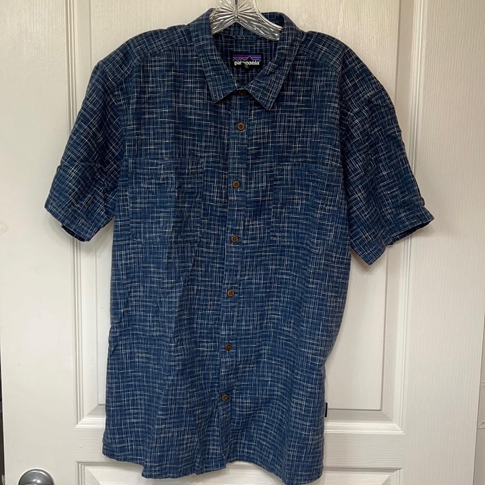 Patagonia men’s hemp short sleeve button down